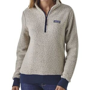 Patagonia Woolyester Fleece Pullover in Oat Women’s Size Small